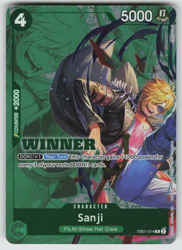 One piece card game - card, sanji